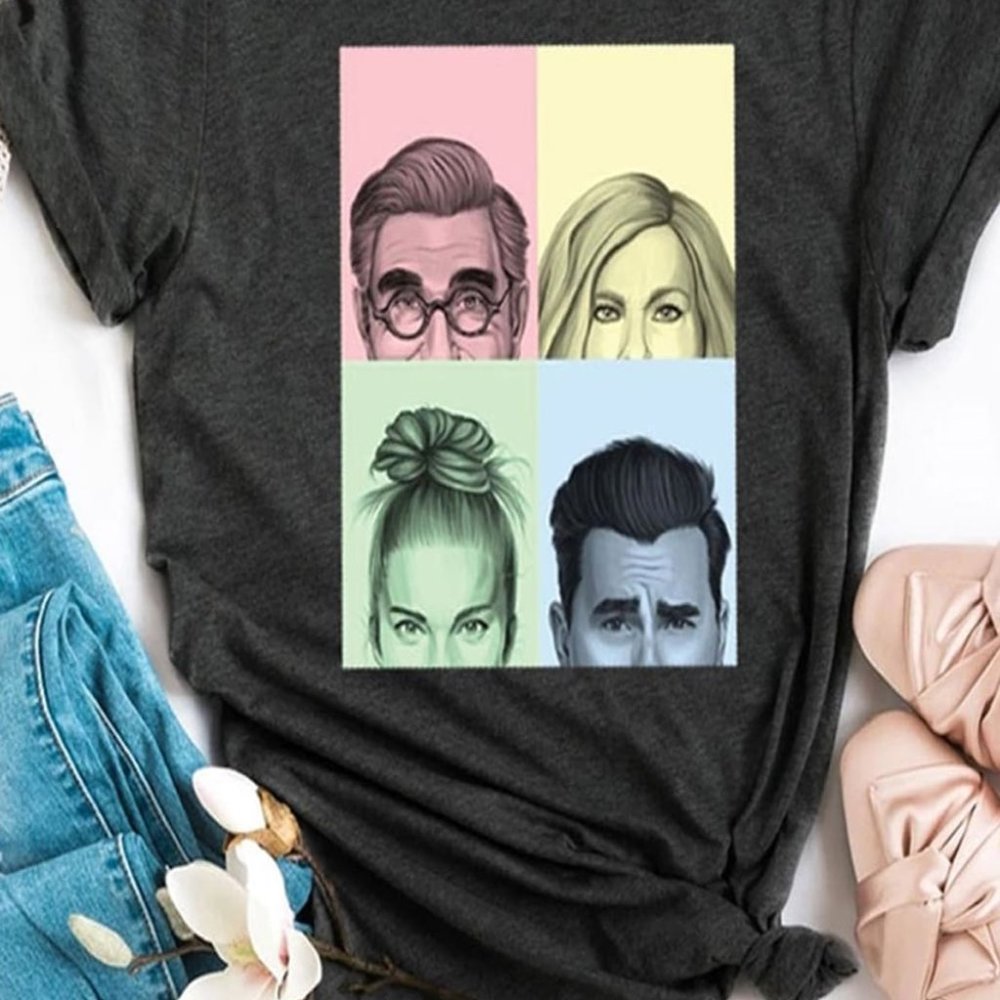Schitts Creek Colorful Cast Graphic Tee - Picture 2 of 4